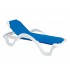 Restaurant Hospitality Poolside Furniture Catalina Chaise Lounge With Arms - Solid Color